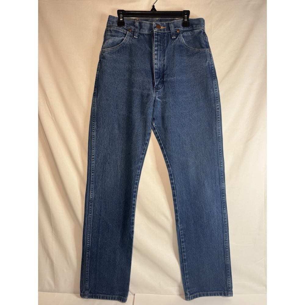 Vintage 90s Wrangler Jeans Womens 5x32 High Rise Straight Leg 100% Cotton